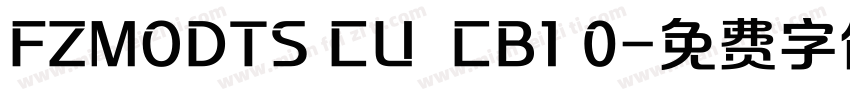 FZMODTS CU  CB1 0字体转换
